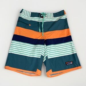 Patagonia‎ Board Shorts Mens 31 Stretch Wavefarer Lightweight Swim Trunks